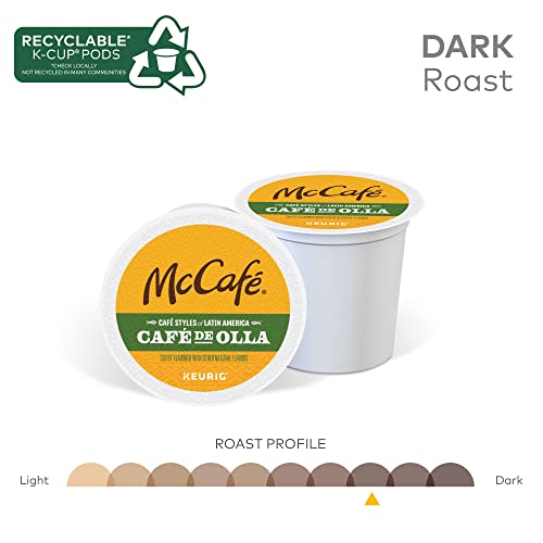 MCCAFE CAFE STYLES OF LATIN AMERICA CAFE DE OLLA, KEURIG SINGLE SERVE K-CUP COFFEE PODS, 20 COUNT