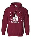 DisGear Women's Disney Home For The Holidays. Hoodie T-Shirt, Candy Cane