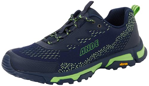 Ande Grafic Low VIB, Trekking Boot Unisex Adulto, BLU Verde, 46 EU