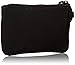 Vera Bradley Women's Microfiber Zip ID Case Wallet, Black, One Size