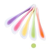 Best Utensils Dual-Sided Silicone Spatula Spoon Hot Cooking Tools Cookie Pastry Scraper Mixer Dough Spatulas Butter Ice Cream Scoop 2 In 1 Baking Tools For Cake(Green)