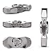Aesthetics Spinners Arrow, A Unique Design Bar Spinner Crafted from Premium Stainless Steel with R188 Hybrid-Ceramic Bearing, an EDC Fidget Toy That Delivers Long and Relaxing Spins