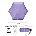 Fidus Ultra light Mini Compact Travel Umbrella – Windproof Portable Parasol Sun & Rain Outdoor Golf Umbrella With 95% UV Protection for Women Men Kids-Purple