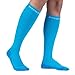 Authentic Graduated Compression Socks for Sports, Running, and Recovery (M-L, Blue)