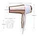 Professional Salon Hair Dryer, Powerful 1875W Low Noise Fast Drying Blow Dryer, Ceramic Tourmaline Lightweight Hairdryer with Concentrator Nozzle & Cool Button,2 Speed and 3 Heat Setting