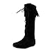 West Blvd Havana Fringe Moccasin Knee High Boots