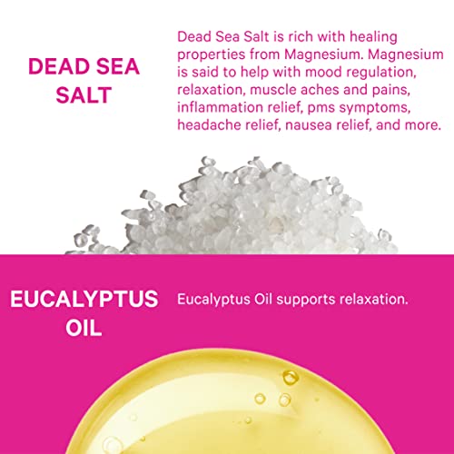 Pink Stork Pregnancy Flakes Eucalyptus Scented Bath Salts with Pure