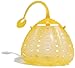Fusionbrands FoodPod Silicone Food Boiling Bag, Steamer, and Strainer Basket for Eggs, Vegetables, & Seafood, Yellow