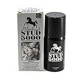 2 x 20 Ml Stud 5000 Male Premature Delay Spray Sex Power Prolong For Mens