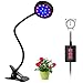 Amsuns Small Grow Lights for Indoor Plants,Clip/USB/Mini/Desk Plant Light with Timer Function Spectrum,Adjustable Single Head Led Lamp for Vegetable/Succulent/Herb/Seedlings/Greenhouse/Garden