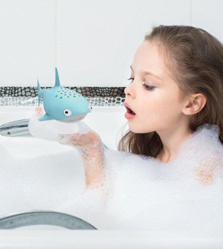 Aduro Shower Speaker Waterproof Speakers for Kids, Animal Bluetooth Wireless Speaker with Suction Cup and Built-in Mic Speaker with Music Control Great for Kids Bathtub Shower Radio (Marc The Shark) - Thumbnail 3