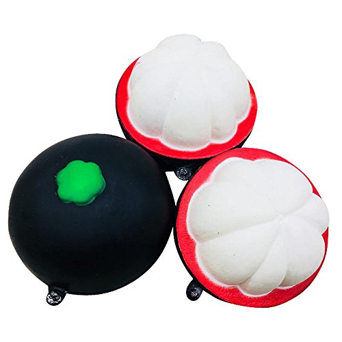 Squeeze Squishy Mangosteen Slow Rising Cream Scented Decompression Toys