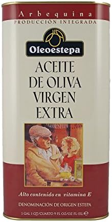Oleoestepa Arbequina 5L Tin Spanish Extra Virgin Olive Oil 5 Liters (169 oz)