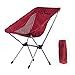 Lightweight Portable Folding Camping Chairs, 330 lbs Capacity Backpacking Beach Chair w/ Carry Bag Compact Heavy Duty Outdoor Travel Sports Lawn Chairs Unique for Hiking Fishing Picnic Red - ALPRANG