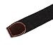 Drizzte 59'' Long Plus Size Double D Ring Mens Canvas Web Belt Black