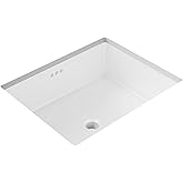 PROFLO PF1713U Stedman 19-7/8" Rectangular Vitreous China Undermount Bathroom Sink with Overflow - White