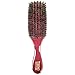 Torino Pro Wave Brush #1240 - By Brush King - Soft, 7 Row Long Handle 360 Waves Brush