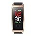 Hangang Fitness Tracker Smart Bracelet Sport tracker Activity Wristband Intelligent Watch health Tracker Heart Rate Blood Pressure Oxygen Monitor For IOS And Android Phone Business Type CK11S (gold)