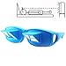 ANRRI Bed Prism Glasses Lazy Spectacles Horizontal Glasses Lie Down for Reading/Watching TV, Myopia usable,Blue