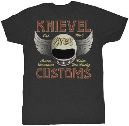 Evel Knievel Customs T Shirt Lg EK546-LG