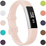 Maledan Compatible with Fitbit Alta Bands, Replacement Band for Fitbit Alta HR/Alta/Ace, Small, Blush Pink