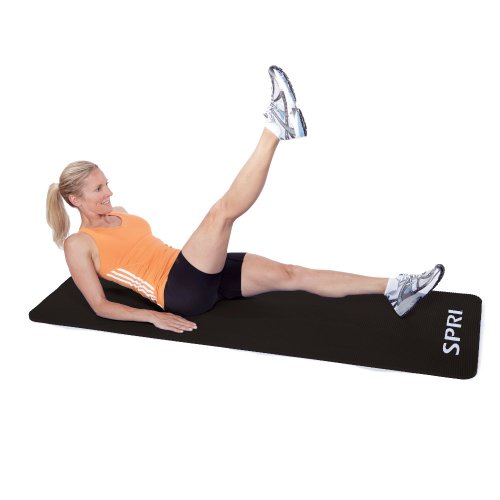 SPRI-Pro-Exercise-Mat-for-Fitness-Yoga-Pilates-Stretching-Floor-Exercises-Available-in-55-or-71L-x-24W-x-0625-Inch-Thick