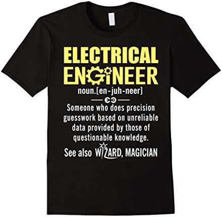 Men's Electrical Engineer Shirt - Electrical Engineer Definition 2XL Black