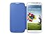 Samsung Galaxy S4 Flip Cover Folio Case (Light Blue)