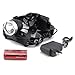 econoLED Outdoor Waterproof 1600lm Xm-l T6 LED Headlamp + 2 X 18650 Rechargeable Batteries + Charger US seller