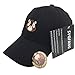 Bear Hat Dad Hat Strap Back Costume Head Men Women New (Black Cap)