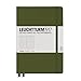 LEUCHTTURM1917 - Notebook Hardcover Medium A5-251 Numbered Pages for Writing and Journaling (Army, Ruled)
