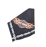 Coastal Harley Davidson Harley Black Chain Pet Bandanna 20