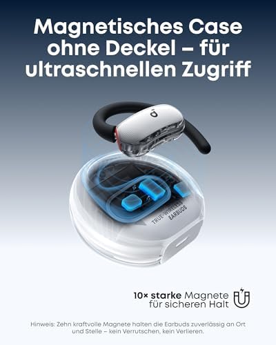 by Anker V40i, Open-Ear Kopfhörer, verstellbar für jedes Ohr
