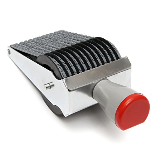 image for HITSAN 12 Digit Rubber Rolling Stamp English Alphabet Letter Number Sy
