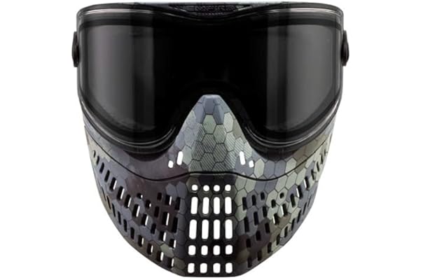 Amazon Com Empire E Flex Paintball Mask Protective Goggle W Smoke Clear Thermal Lens Limited Edition Hex Camo Sports Outdoors