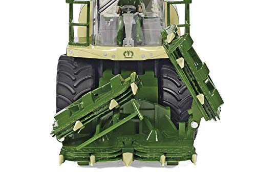 siku 4066, Krone BiG X 580 Maishäcksler, 1:32, Metall/Kunststoff, Grün/Beige, Faltbares Maisgestell, Lenkbare… – Bild 4
