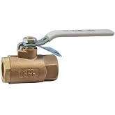 Apollo 70LF-100 Series Bronze Ball Valve, Potable Water Service, Two Piece, Inline, Lever, 3/4" NPT Female