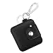 Fintie Tile Slim Case with Carabiner Keychain, Anti-Scratch Vegan Leather Protective Skin Cover for Tile Slim Item Tracker Phone Finder, Black primary