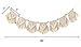 Mkono Macrame Woven Wall Hanging Fringe Garland Banner Bohemian Wall Decor Woven Home Decoration for Apartment Bedroom Living Room Gallery Baby Nursery, 7.5