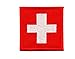 "American Red Cross Medic First Aid Nurse Doctor Emergency Logo Patch" Iron on Patch 2.17"x2.05" Appliques Hat Cap Polo Backpack Clothing Jacket Shirt DIY Embroidered Iron on / Sew on Patch