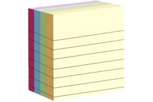 100 Pages Colorful Sticky Notes | Creative Memo Pad, Four Colors, Tear-Off Notepads, Suitable for Office, Home,School (2.99in