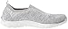 Skechers Sport Women's Empire Round up Fashion Sneaker,Gray/Silver,9 M US