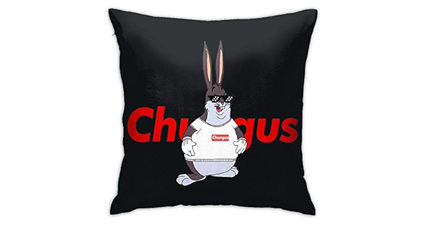 Others Big Chungus Throw Pillow Case Bedding Home Decorative Throw Pillow Covers 18x18 Inch Bedding Amazon Ca Home