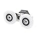 25mm Diameter Double Wheeled Shower Door Roller Runner Wheel Replacement (25MM)