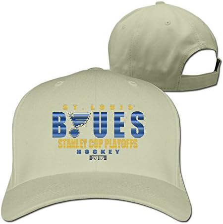 YQUE Unisex St Louis Lce Hockey Team Logo 2016 Travel Hats Natural