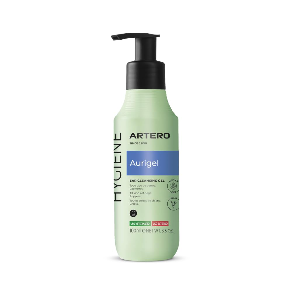 ARTERO Aurigel. Ear cleaner for Dogs and Cats. In gel format for easy application.