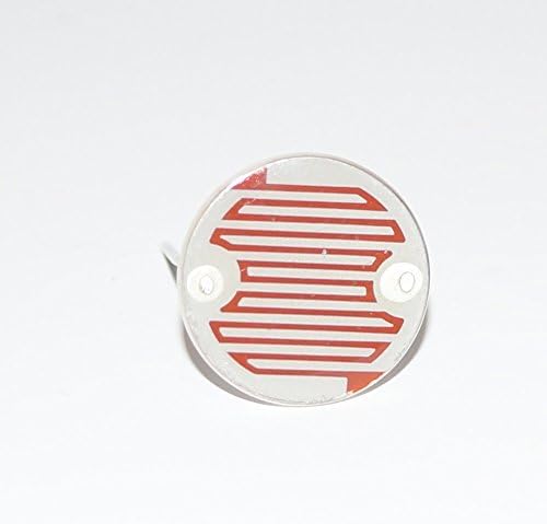 LONGXINDA 5Pcs 100-20K ohm Photoresistor Photo Resistors Light-Dependent Resistance 0.787Inches CdS Cells LDR