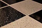 Tile Style Decals 40 Black Glitter Sparkle 6x6 inch Tile Stickers - Kitchen view 8