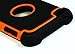 Bastex Heavy Duty Rugged Hybrid Case for Touch 4, 4th Generation iPod Touch - Black Silicone/Orange & Black Hard Shell