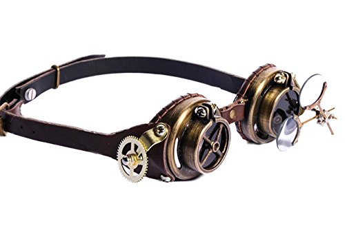 Steampunk revolution cosplay sky captain world of war pilot goggles SP069 C